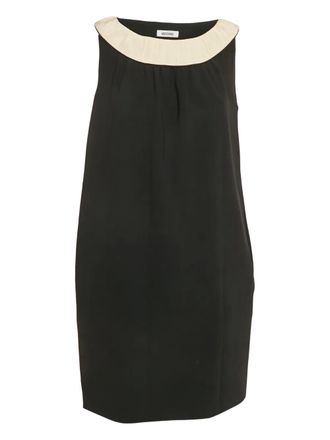 Moschino Mouwloze chiffon top - Black