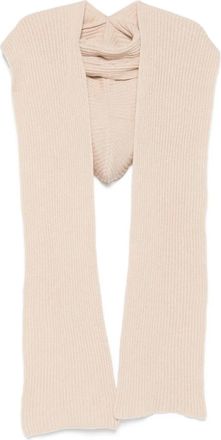 SOLOTRE Bivakmuts met sjaaldetail - Beige