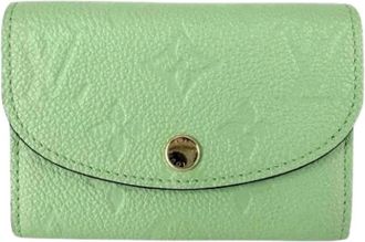Louis Vuitton Pre-owned Canvas wallets - Dames - Vintage Accessoires - Groen - ONE Size - Vintage