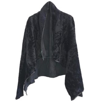 Rick Owens Hun collection Shearling Cape Size S