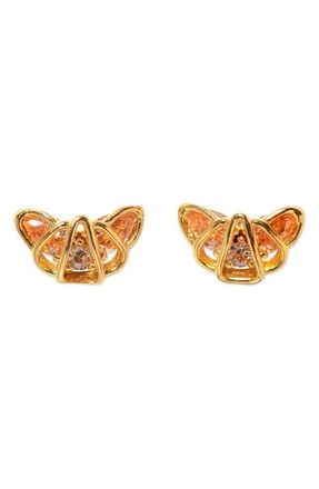 Girls Crew Croissant Stud Earrings in Gold at Nordstrom