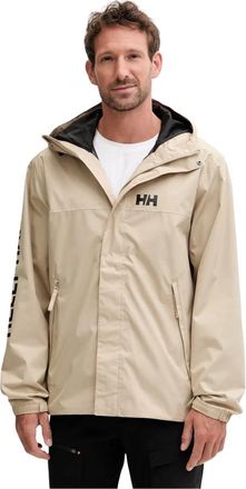 Helly Hansen Ervik Jas - Heren - Regenjassen - Beige - S - Polyester - Fitness