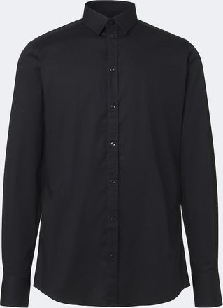 Dolce & Gabbana Camisa de popel&iacute;n en mezcla de algod&oacute;n