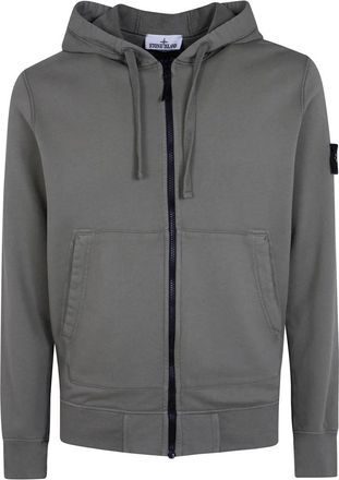 Stone Island Heren, Sweatshirts & Hoodies, Groen, Maat: 2XL Katoen