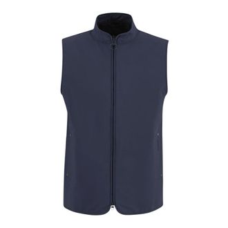 Barbour Vests, male, Blue, Size: L Stonedale Gilet