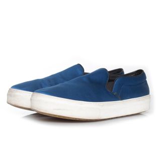 Celine Pre-owned Womens satin slip-on sneaker - Blue - Size EU 39