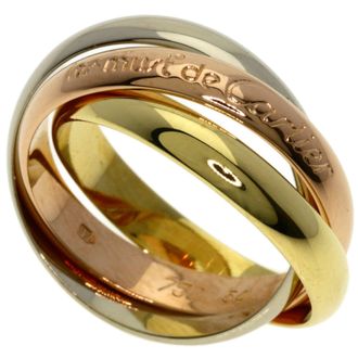 Cartier Trinity Yellow Gold (18K) Pink Gold (18K) White Gold (18K) Band Ring (Pre-Owned)