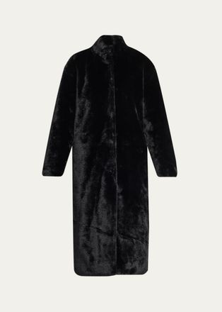 Et Ochs Cassian Faux Fur High Collar Coat