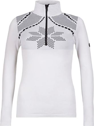 Newland Top met halve rits - Wit