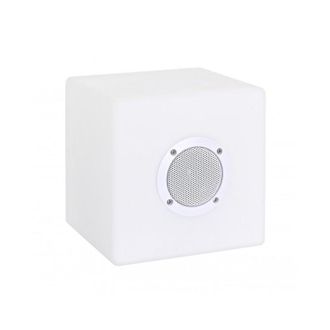 BIZZOTTO L&aacute;mpara Led Speaker Cube En Polietileno 20x20cm