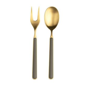 Mepra Fantasia Serving Set - 2 Pieces in Vicuna at Nordstrom