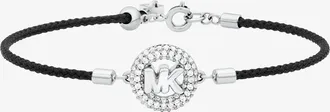 Michael Kors Pav&eacute; Logo Corded Bracelet