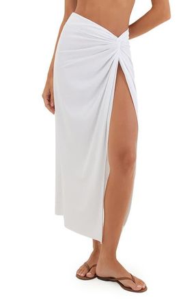 Vix Karen Cover-Up Midi Skirt in Off White at Nordstrom, Size X-Small