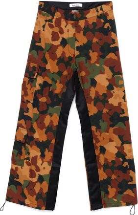 Wales Bonner Reverb trousers - women - Cotton/Polyester/Cotton - 44 - Orange