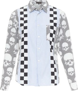 Comme Des Gar&ccedil;ons Comme Des Garcons Homme Plus Skeleton Patchwork Shirt