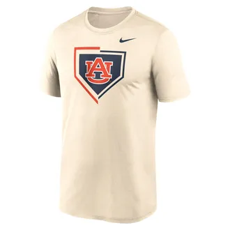 Nike Auburn Primetime Baseball Icon Legend Nike Mens Dri-FIT College T-Shirt in Brown | NKGK15AAUN-XVX