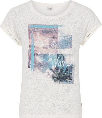 Protest T-Shirt PROTEST T-SHIRT PRTELLES 24, Damen, Gr. XXL, blau (raku blau), Obermaterial: 60% Baumwolle CO. 40% Polyester PES., Shirts T-Shirt