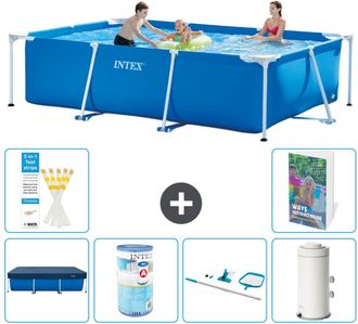 Intex Piscina Con Estructura Rectangular - 300x200x75 Cm - 7-piezas S130