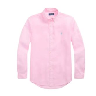 Ralph Lauren Heren, Overhemden, Roze, Maat: XL Katoen