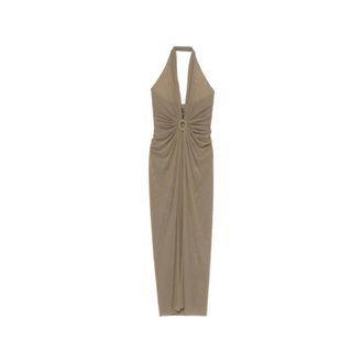 Fisico Maxi Dresses, female, Green, Size: M Maxi Dress