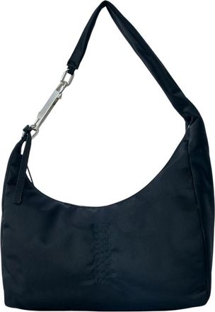 Rick Owens Kleine Gemini Schoudertas - Dames - Schoudertassen - Zwart - ONE Size - Satijn - Tassen