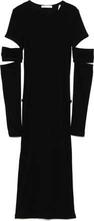 Helmut Lang Slash midi dress - Black