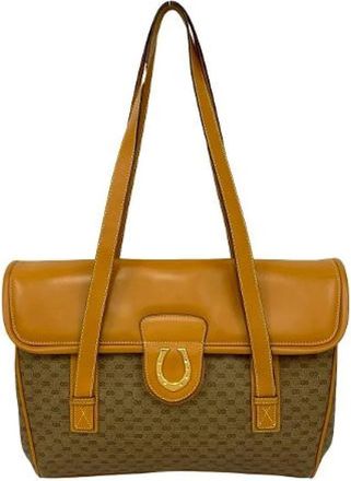 Gucci Pre-owned Vintage Schoudertas - Dames - Vintage Schoudertas - Bruin - ONE Size - Leer - Vintage