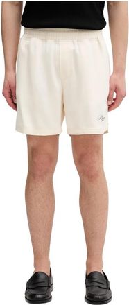 Represent Owners Club Script Shorts - Heren - Korte Broeken - Beige - L - Katoen - Korte Broeken