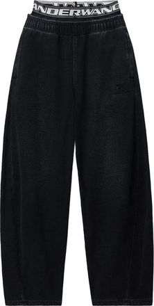 Alexander Wang Pre-styled Brushed Denim Sweatpants