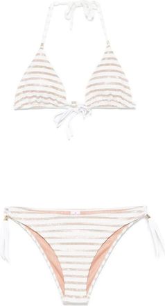 Pin-up Stars Marina Gold Triangle Bikini Clothing