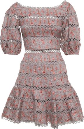 Zimmermann Abito corto a fiori - Rosa
