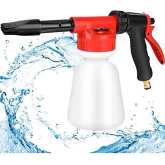 OEM Pistola De Espuma, Pulverizador De Espuma De 1 Litro, Pistola Pulverizadora Ajustable Para Dispensador De Jab&oacute;n Conectado A Manguera De Jard&iacute;n, Univer