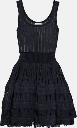 Alaia Ribbed-knit minidress