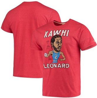 Homage Mens Kawhi Leonard Red LA Clippers Caricature Tri-Blend T-Shirt at Nordstrom, Size Medium