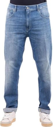 Dondup Slim-fit Jeans - Heren - Loose Fit Jeans - Blauw - W34 - Leer - Jeans