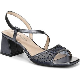 Life Stride Cheyenne Slingback Sandal in Lux Navy at Nordstrom, Size 6.5