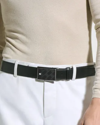 Montblanc Men & apos;s Extreme 3.0 Plate-Buckle Leather Belt
