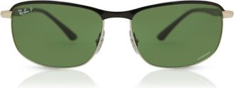 Ray-Ban RB3671CH Polarized 9144P1 Mens Sunglasses Black Size 60