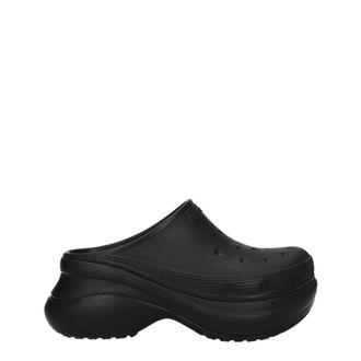 Balenciaga Crocs Clogs und Slides Damens Gummi Schwarz