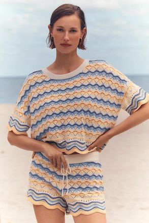 L*Space Sun Chaser Crochet Crop Top