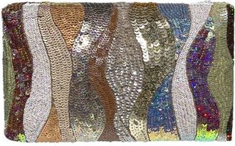 Simitri Dune Kitsch Clutch in Gold at Nordstrom