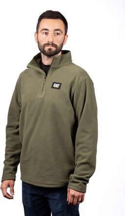 CAT Cat Microfleece Half Rits Polyester Heren Groen Sweatshirt
