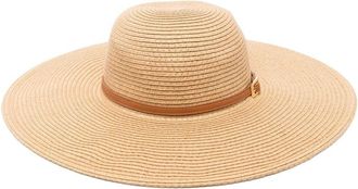 Melissa Odabash Jemima woven sun hat - women - Paper - One Size - Neutrals