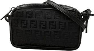 Fendi Pre-owned Cross Body Bags, female, Black, Size: ONE SIZE Pre-owned Crossbody Bag