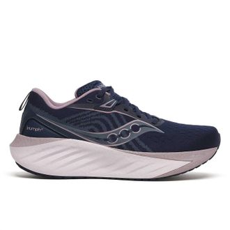 Saucony Womens Triumph 22 Running Shoe In Navy/dusk Marine