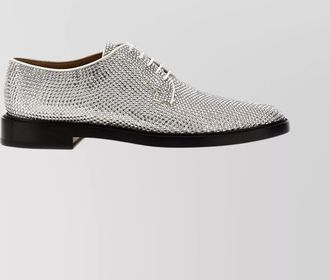 Maison Margiela lace-up shoes with embellished design and textured finish