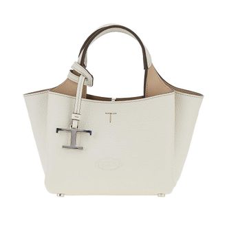 Tod's Grained leather mini shopping bag Woman One Size