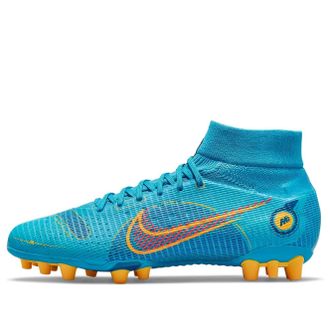 Nike Mercurial Superfly 8 Pro AG Blue Yellow DJ2844-484