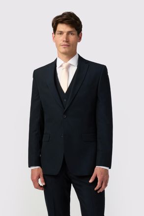 Limehaus Mens Regular Fit Jacket - Navy - Size 44 (Chest)