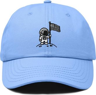 Dalix Moon Mission Dad Cap in Light Blue at Nordstrom